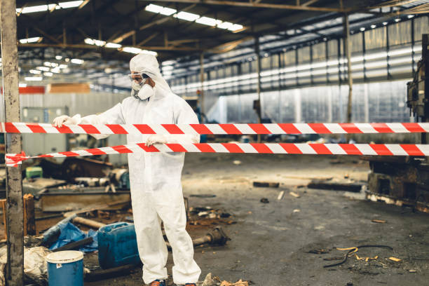 Professional Odor Removal technician working in Williamstown, NJ